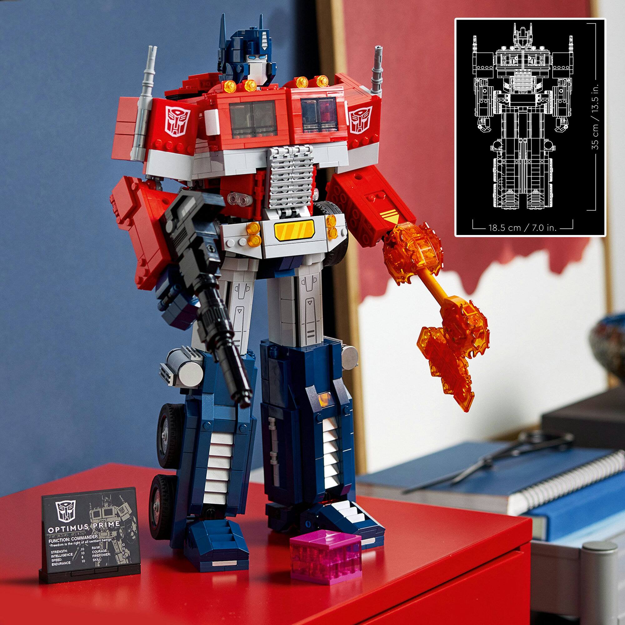 LEGO® Optimus Prime 10302 Building Kit (1,508 Pieces)